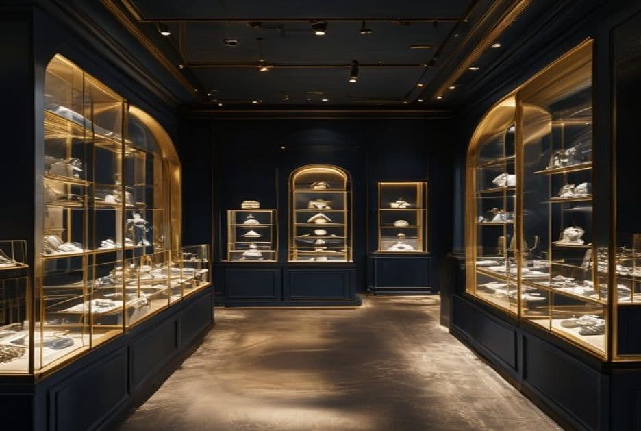 Interior boutique Bijuteria Karat